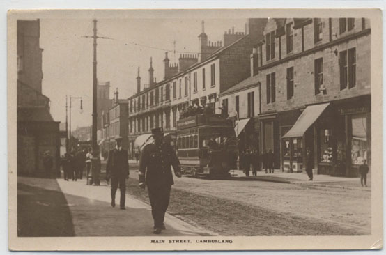 Main Street at Ritz Cinema circa 1900 - Card Postmarked 1922 - Published by Valentine & Son Ltd., Dundee & London - No B.5758
